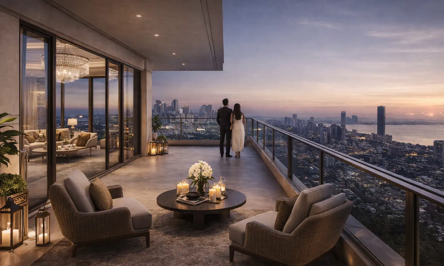 Lodha Worli Premium Apartment Interior and Living Space